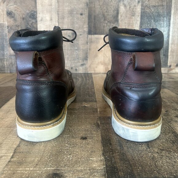 Red Wing Irish Setter 83606 Moc Safety Toe Work Boots Mens 10.5 D - Picture 8 of 12